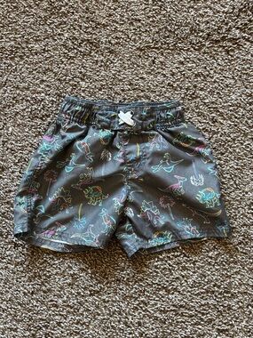 Toddler Boy 3T Dino Print Swim Shorts